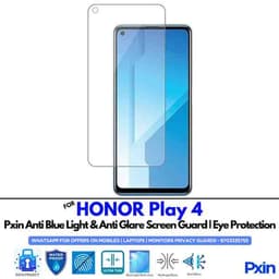 Honor Play 4 Mobile Anti Bluelight and Anti glare Screen Guard 