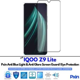 IQOOZ9Lite Mobile Anti Bluelight and Anti glare Screen Guard