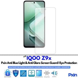 IQOOZ9x Mobile Anti Bluelight and Anti glare Screen Guard