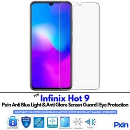 Infinix Hot 9 Mobile Anti Bluelight and Anti glare Screen Guard