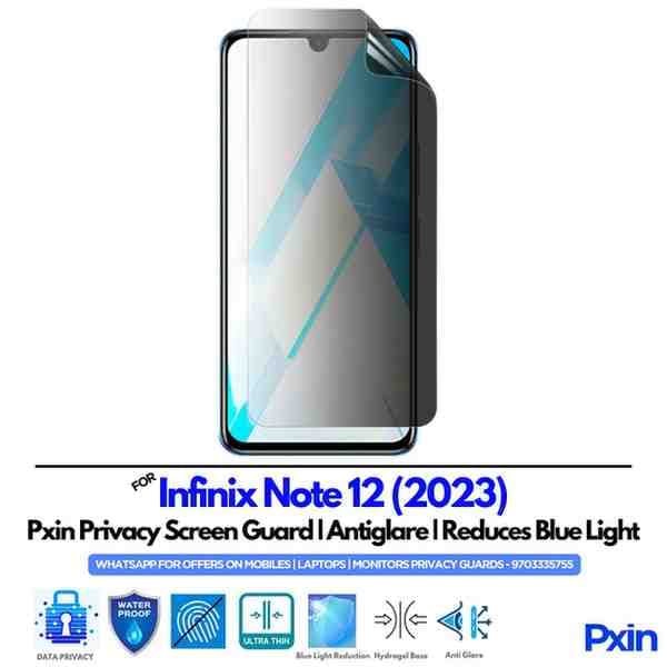 InfinixNote122023 Mobile Privacy Screen Guard