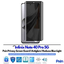 Infinix Note 40 Pro 5G Mobile Privacy Screen Guard