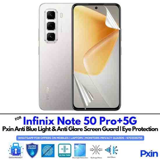 Infinix Note 50 Pro+5G Mobile Anti Bluelight and Anti glare Screen Guard