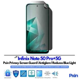 InfinixNote50Pro+5G Mobile Privacy Screen Guard