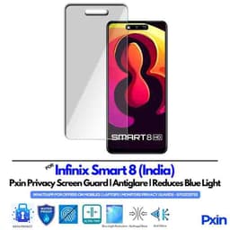 InfinixSmart8India Mobile Privacy Screen Guard