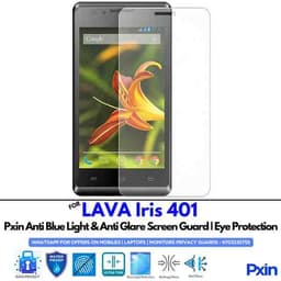 LAVAIris401 Mobile Anti Bluelight and Anti glare Screen Guard