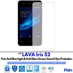 LAVAIris52 Mobile Anti Bluelight and Anti glare Screen Guard