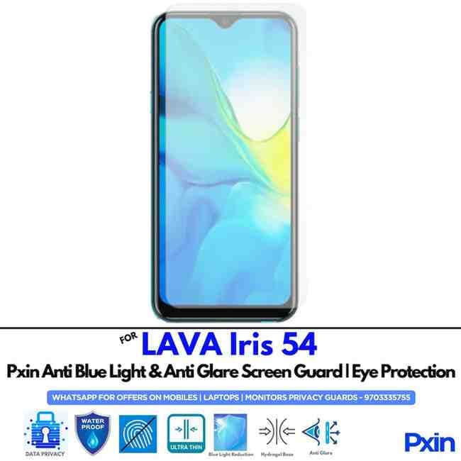 LAVAIris54 Mobile Anti Bluelight and Anti glare Screen Guard