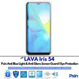 LAVAIris54 Mobile Anti Bluelight and Anti glare Screen Guard
