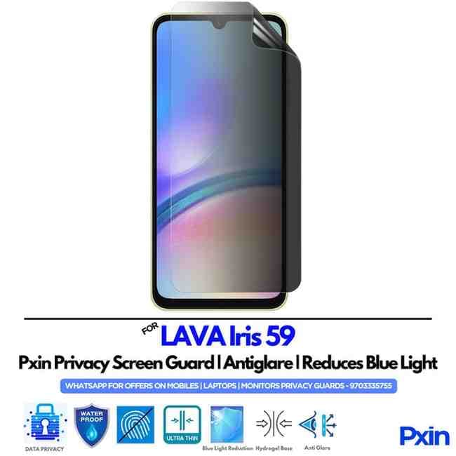 LAVAIris59 Mobile Privacy Screen Guard