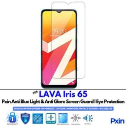 LAVA Iris 65 Mobile Anti Bluelight and Anti glare Screen Guard