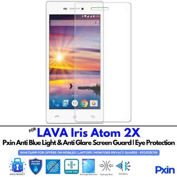 LAVAIrisAtom2X Mobile Anti Bluelight and Anti glare Screen Guard