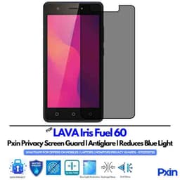 LAVAIrisFuel60 Mobile Privacy Screen Guard