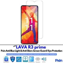 LAVA R3 prime Mobile Anti Bluelight and Anti glare Screen Guard