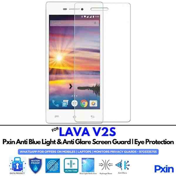 LAVA V2S Mobile Anti Bluelight and Anti glare Screen Guard
