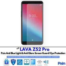 LAVAZ52Pro Mobile Anti Bluelight and Anti glare Screen Guard