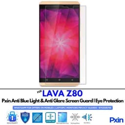 LAVAZ80 Mobile Anti Bluelight and Anti glare Screen Guard