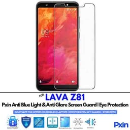 LAVAZ81 Mobile Anti Bluelight and Anti glare Screen Guard