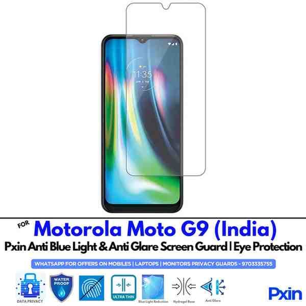 MotorolaMotoG9India Mobile Anti Bluelight and Anti glare Screen Guard