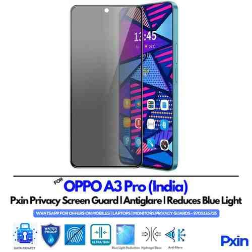 OPPOA3ProIndia Mobile Privacy Screen Guard