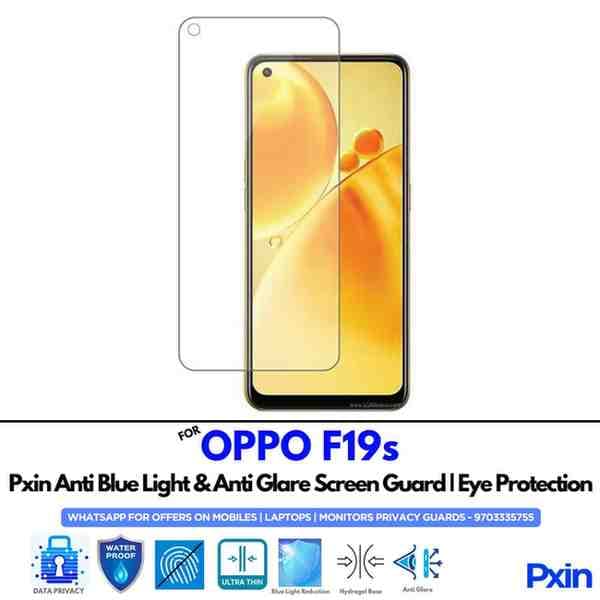 OPPOF19s Mobile Anti Bluelight and Anti glare Screen Guard