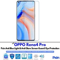 OPPOReno4Pro Mobile Anti Bluelight and Anti glare Screen Guard