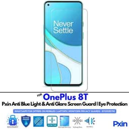 OnePlus8T Mobile Anti Bluelight and Anti glare Screen Guard