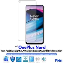 OnePlusNord Mobile Anti Bluelight and Anti glare Screen Guard