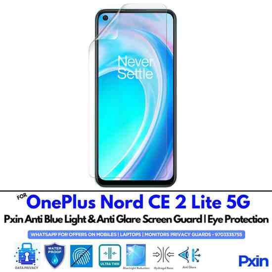 Anti Blue Light and Anti Glare Screen Guard for OnePlus Nord CE 2 Lite 5G Mobile