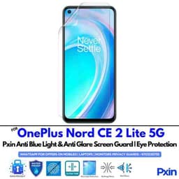 Anti Blue Light and Anti Glare Screen Guard for OnePlus Nord CE 2 Lite 5G Mobile