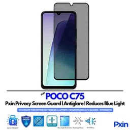 POCO C75 Mobile Privacy Screen Guard