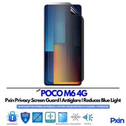 POCO M6 4G Mobile Privacy Screen Guard