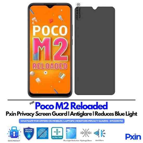 Poco M2 Reloaded Mobile Privacy Screen Guard