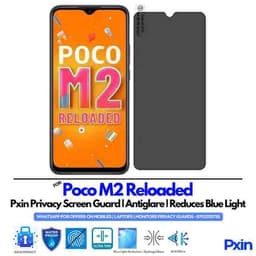 Poco M2 Reloaded Mobile Privacy Screen Guard