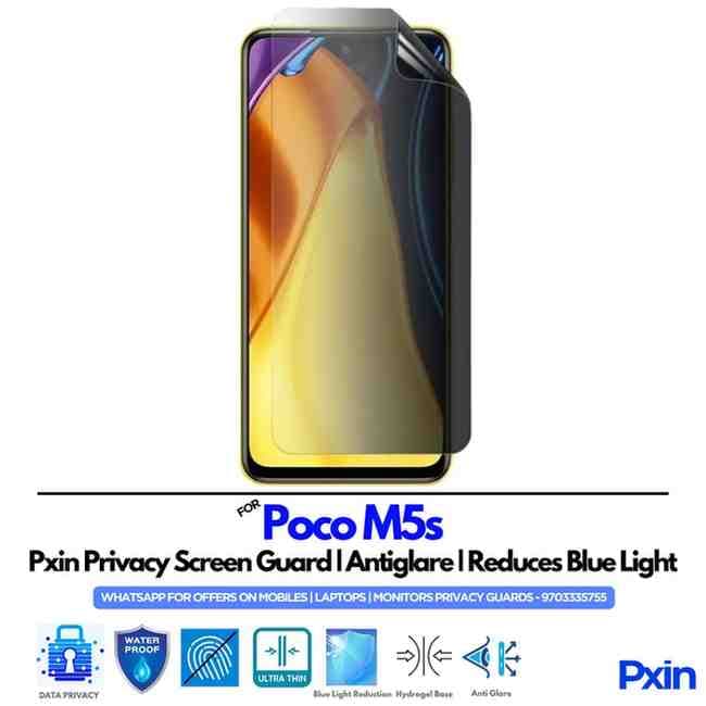 Poco M5s Mobile Privacy Screen Guard