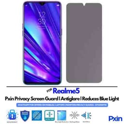 Realme5 Mobile Privacy Screen Guard