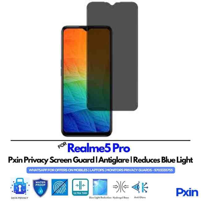 Realme5Pro Mobile Privacy Screen Guard