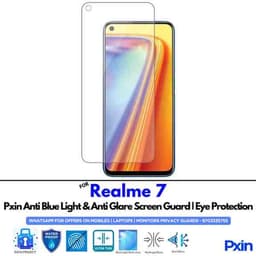 Realme7 Mobile Anti Bluelight and Anti glare Screen Guard