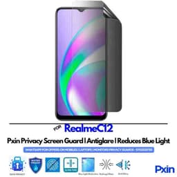 RealmeC12 Mobile Privacy Screen Guard