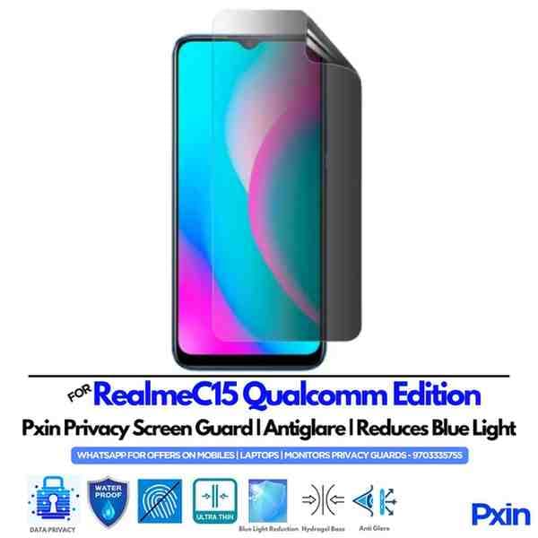 RealmeC15QualcommEdition Mobile Privacy Screen Guard