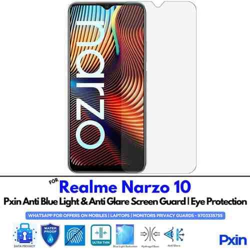 RealmeNarzo10 Mobile Anti Bluelight and Anti glare Screen Guard