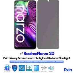 RealmeNarzo20 Mobile Privacy Screen Guard