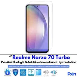 RealmeNarzo70Turbo Mobile Anti Bluelight and Anti glare Screen Guard