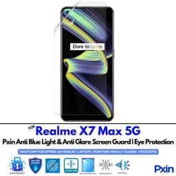 Anti Blue Light and Anti Glare Screen Guard for Realme X7 Max 5G Mobile