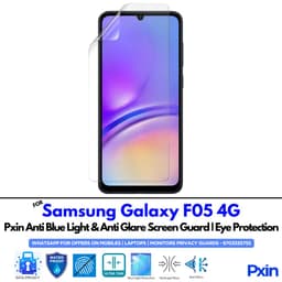 Anti Blue Light and Anti Glare Screen Guard for Samsung Galaxy F05 4G