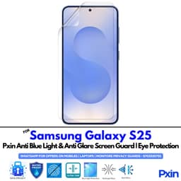 Anti Blue Light and Anti Glare Screen Guard for Samsung Galaxy S25