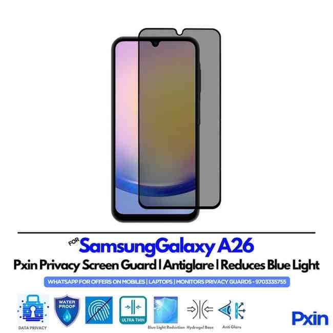 SamsungGalaxyA26 Privacy Screen Guard