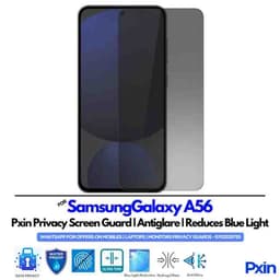 SamsungGalaxyA56 Privacy Screen Guard