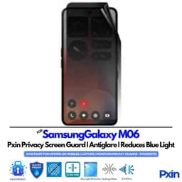 SamsungGalaxyM06 Privacy Screen Guard