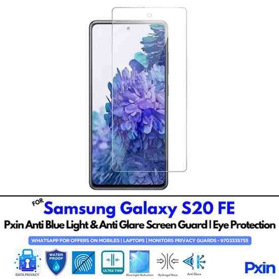 SamsungGalaxyS20FE Mobile Anti Bluelight and Anti glare Screen Guard